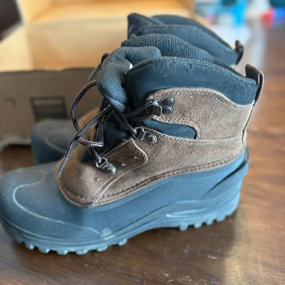 Riemot Womens Winter Waterproof Boots 11 Hike Warm Snow Work Lace Up